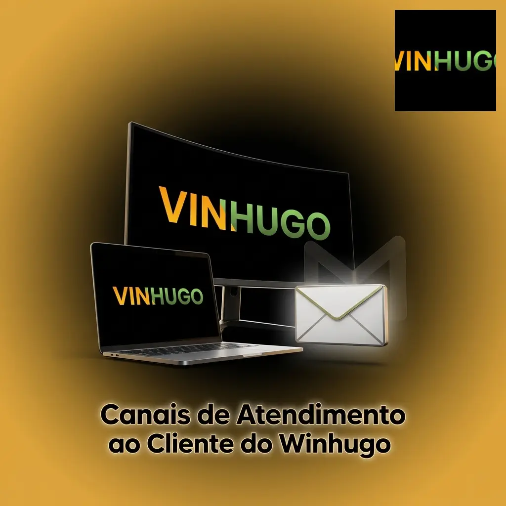 Canais de atendimento ao cliente Winhugo: chat ao vivo 24h, e-mail e central de ajuda disponíveis