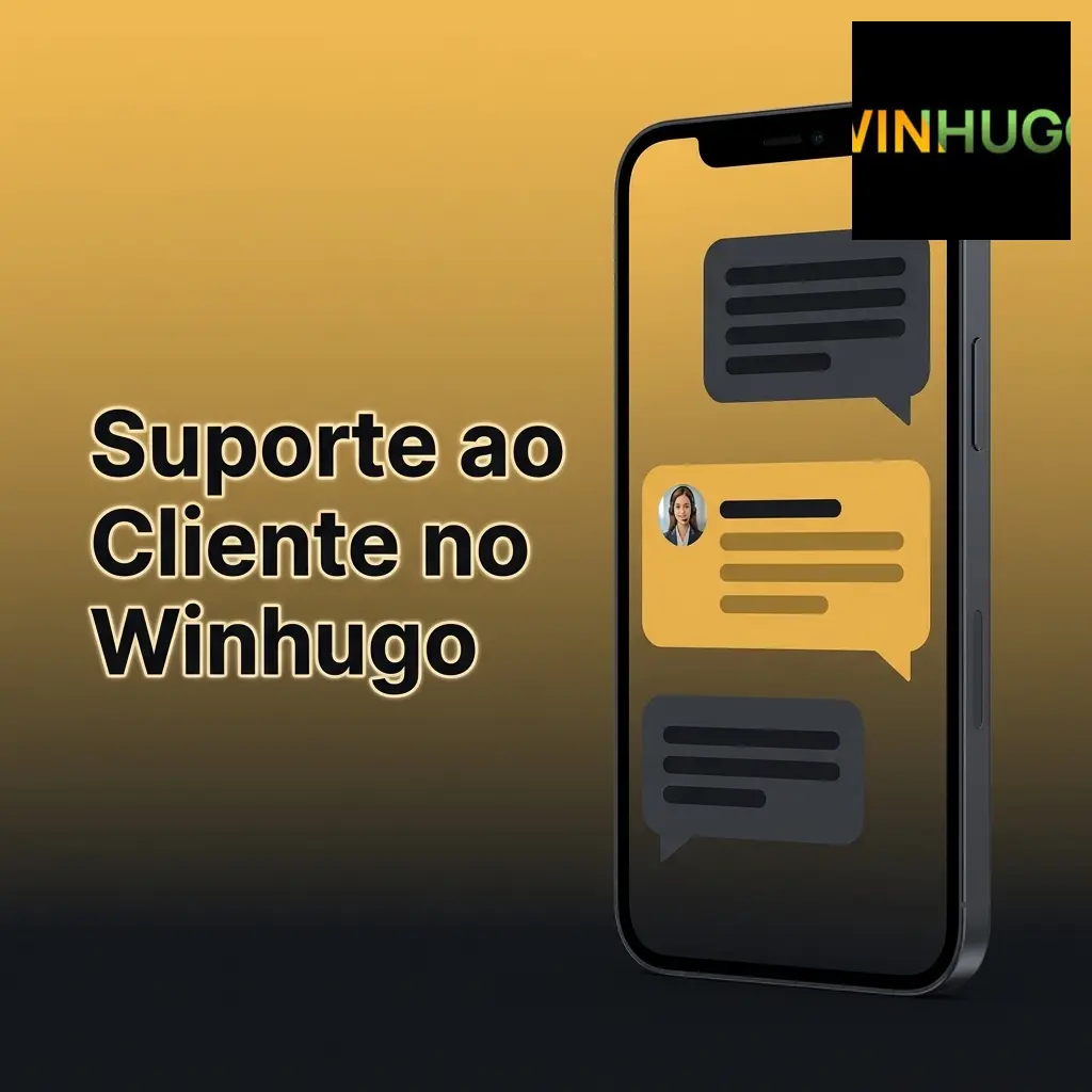 Equipe de suporte ao cliente Winhugo disponível via chat ao vivo, e-mail e central de ajuda