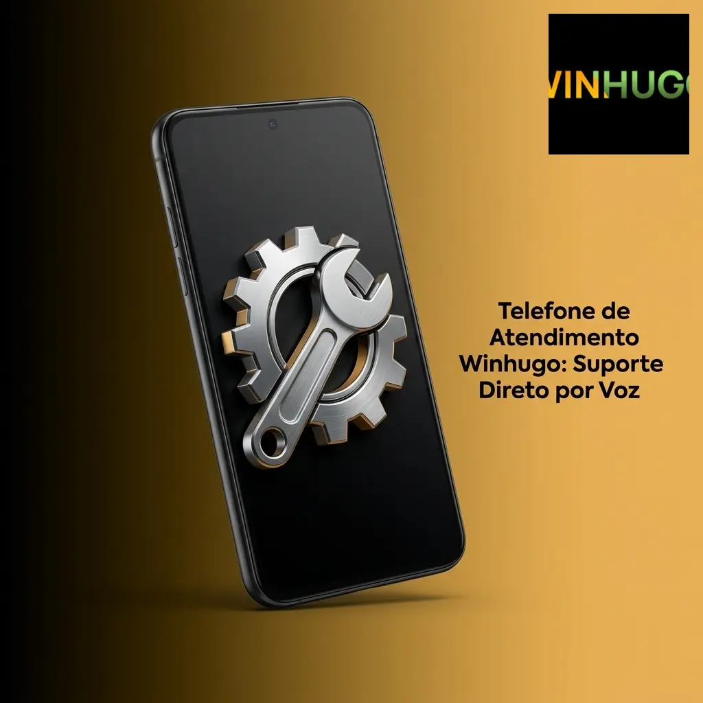 Suporte telefônico Winhugo para atendimento direto por voz com agentes qualificados em português do Brasil