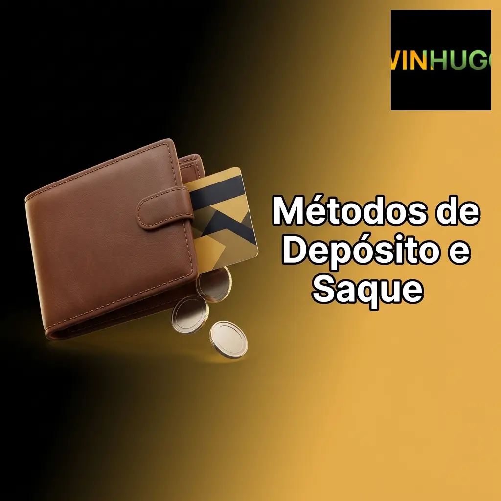 Métodos de depósito e saque na Winhugo: Pix, cartões, boleto, transferência bancária e criptomoedas