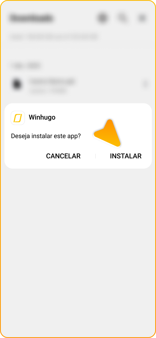 Instale o aplicativo Winhugo para Android e comece a jogar agora mesmo.