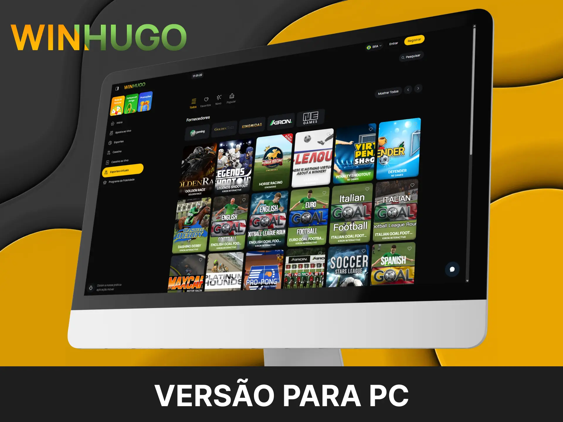 Desfrute de uma experiência em tela cheia com o aplicativo Winhugo para PC.
