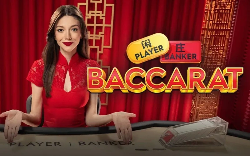 Experimente a elegância do Bacará ao vivo jogando na Winhugo.